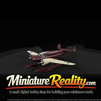 Beech Float Plane — 1930s Twin‑Engine Seaplane miniature, three-quarter view — thumbnail 3