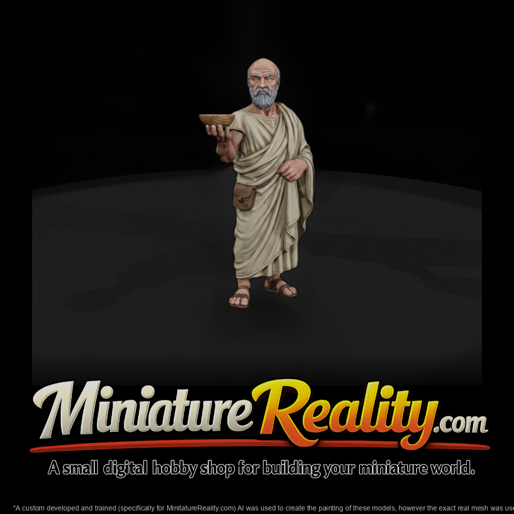 Hist 0030 Historical Hippocrates Miniature Figure