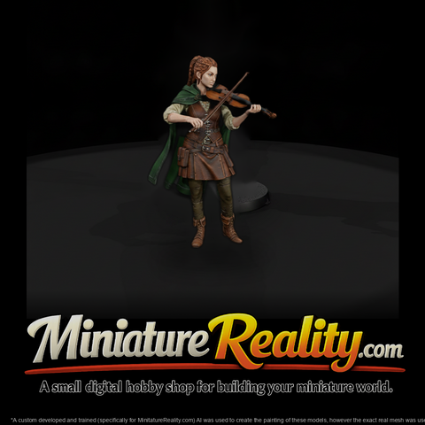 Celtic Fiddle Player Bard