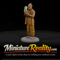 Hindu Priest with Giant Ice Cream Cone — thumbnail 1