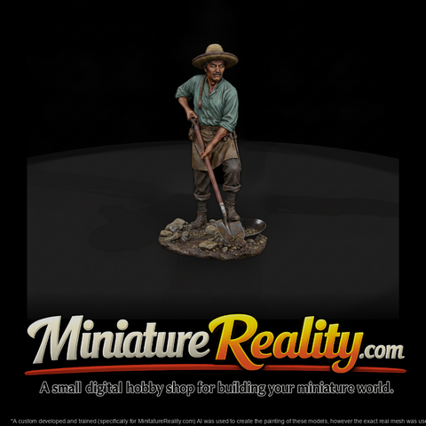 Ww 0143 Townsfolk Chinese Placer Miner