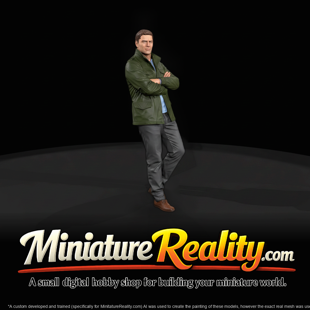 Modern Soldier — Standing Male