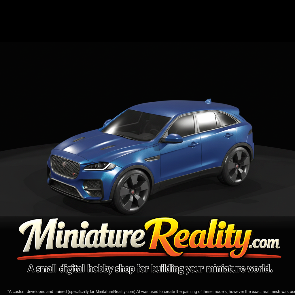 Jaguar F‑PACE SVR (2020) miniature, three-quarter view