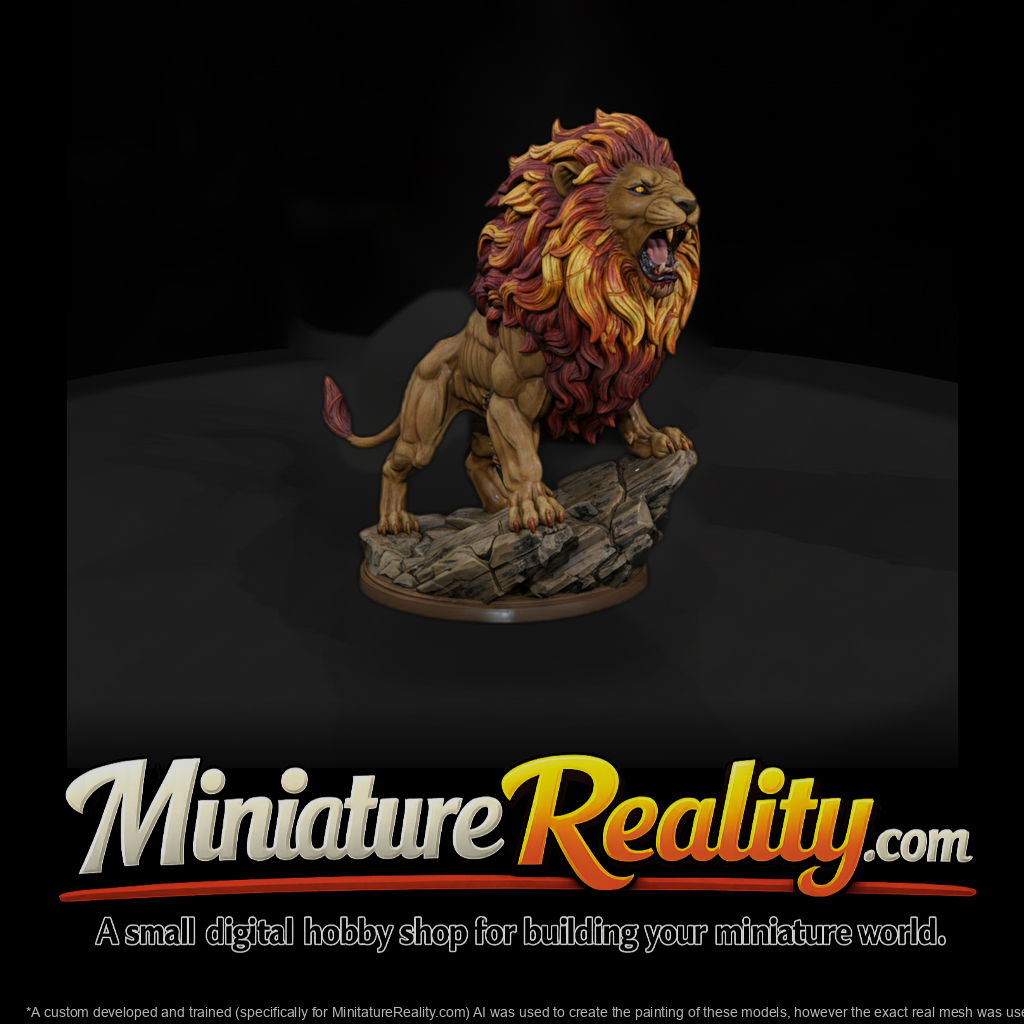 Molten-Mane Fire Lion