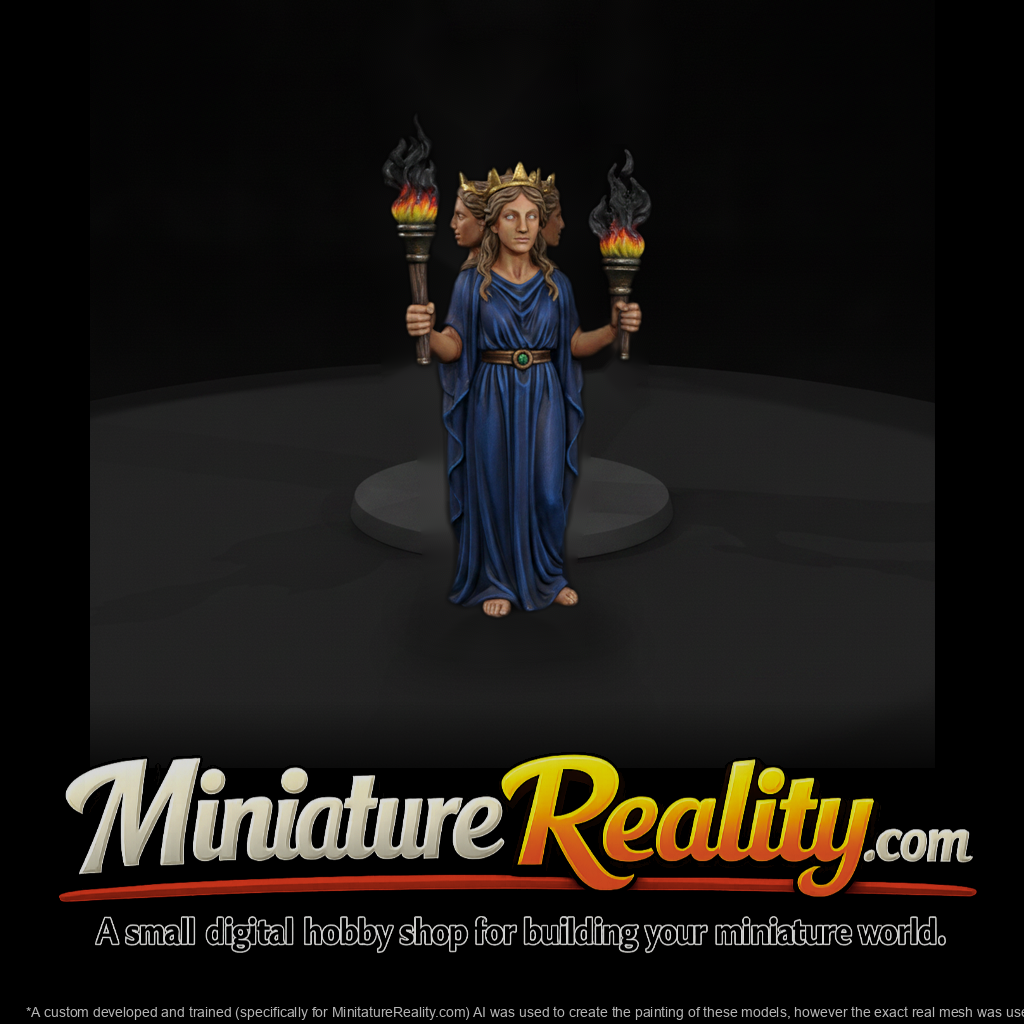 Myth 0296 Mythology Hecate Miniature Figure