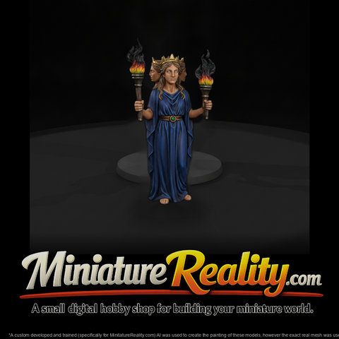 Myth 0296 Mythology Hecate Miniature Figure