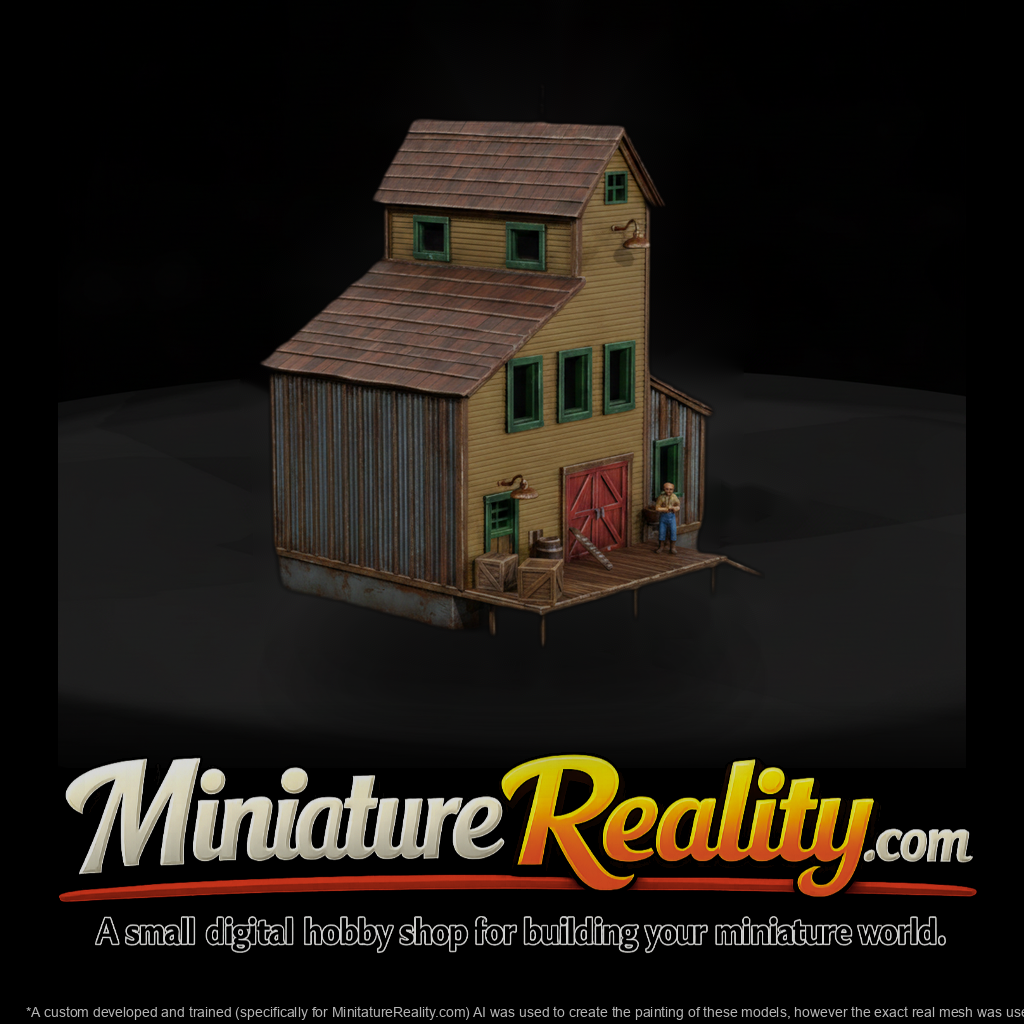 20260612 Rustic Industrial Building Model Cedec731
