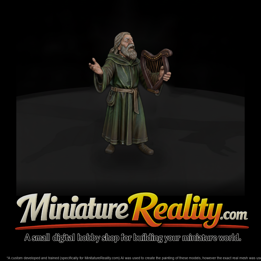 Myth 0406 Mythology Taliesin Miniature Figure