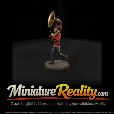 Poparc 0214 Brass Band Sousaphone Player Alternate