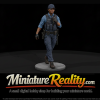 Modern Police Officer on Foot Patrol — thumbnail 1