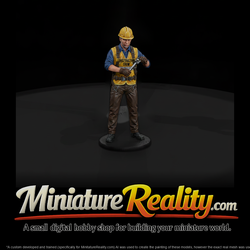 Construction Worker with Wrench