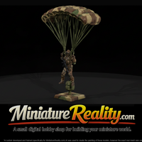 Paratrooper Under Open Canopy — thumbnail 1