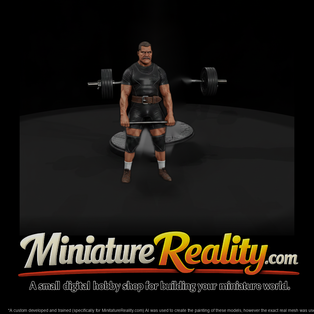 Powerlifter Mid-Deadlift