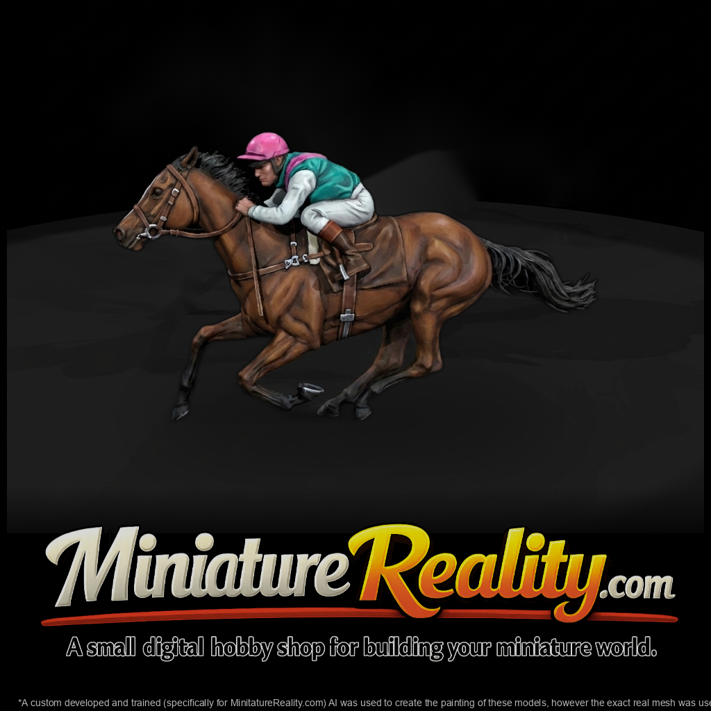 Jockey on Racehorse
