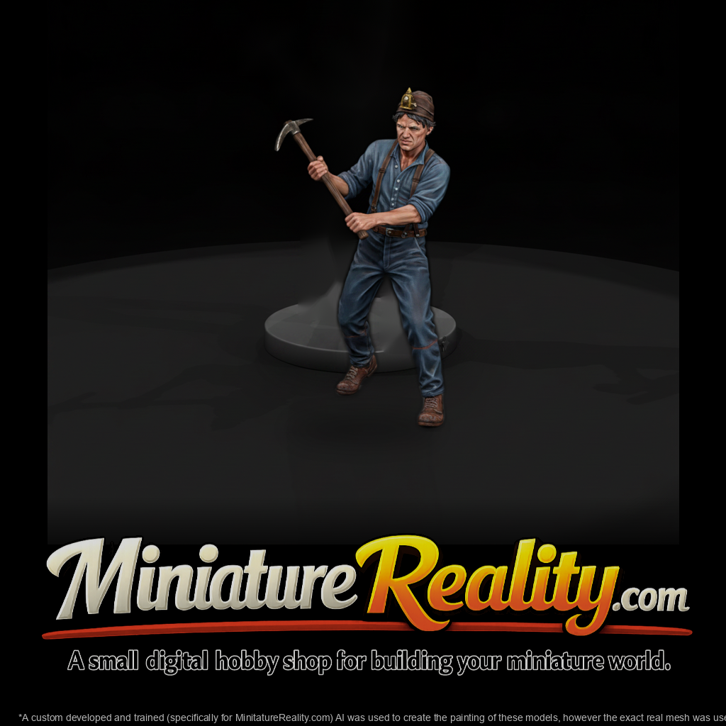 Occ 001 1880S Underground Miner Pick Miner