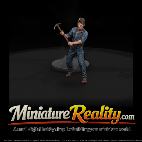 Occ 001 1880S Underground Miner Pick Miner