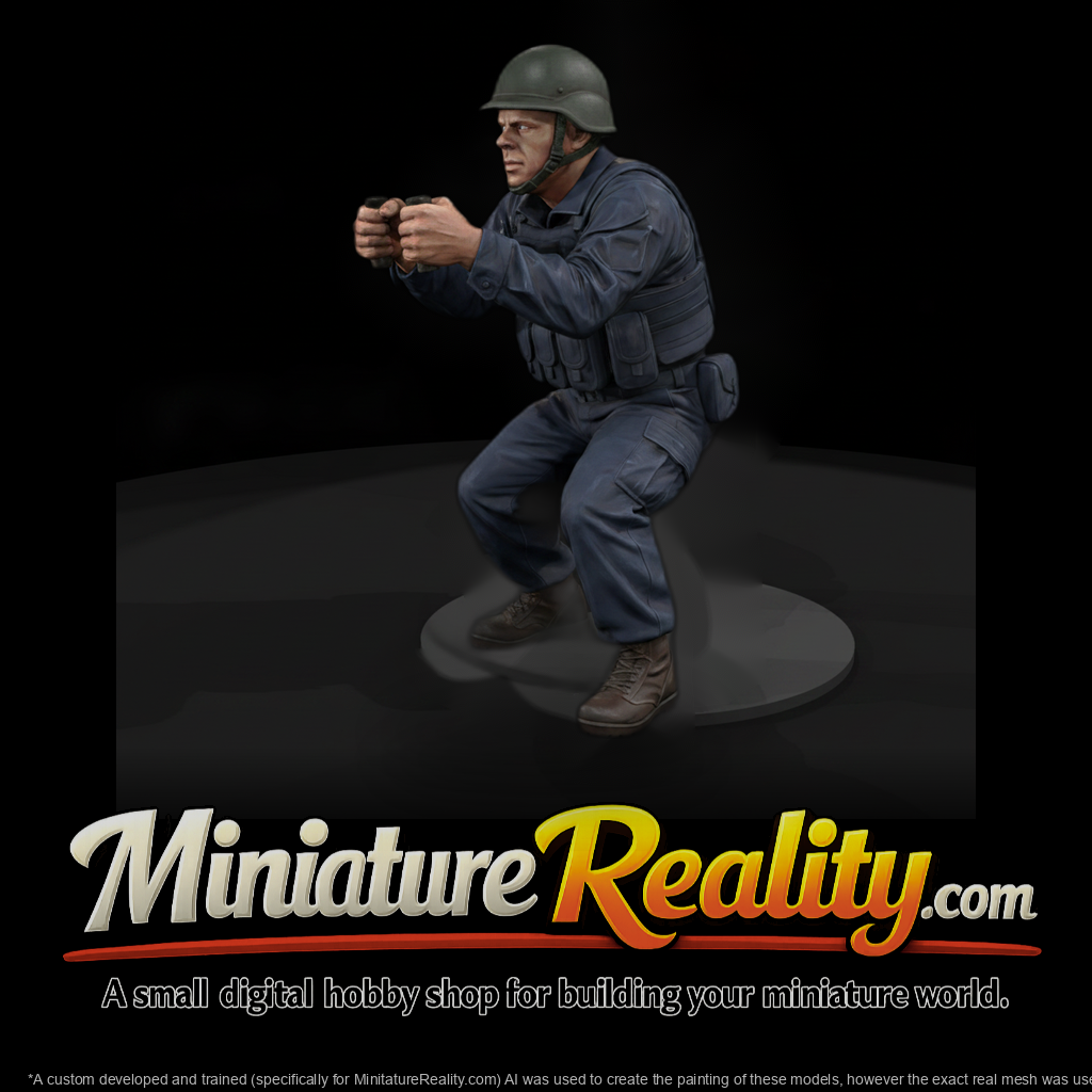 Mod Navy 033 Modern U S Navy Anti Aircraft Gunner