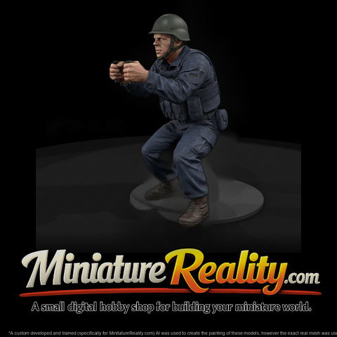 Mod Navy 033 Modern U S Navy Anti Aircraft Gunner