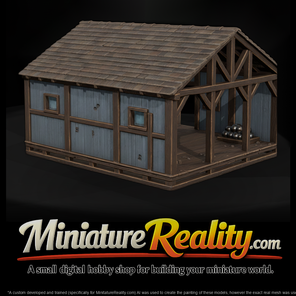 Mil 022 Civil War Ordnance Shed