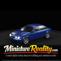 Jaguar S-Type (2008) miniature, three-quarter view — thumbnail 3