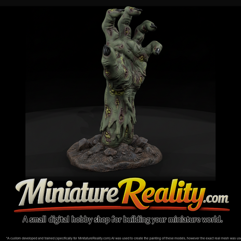 Clawing Zombie Hand from the Grave
