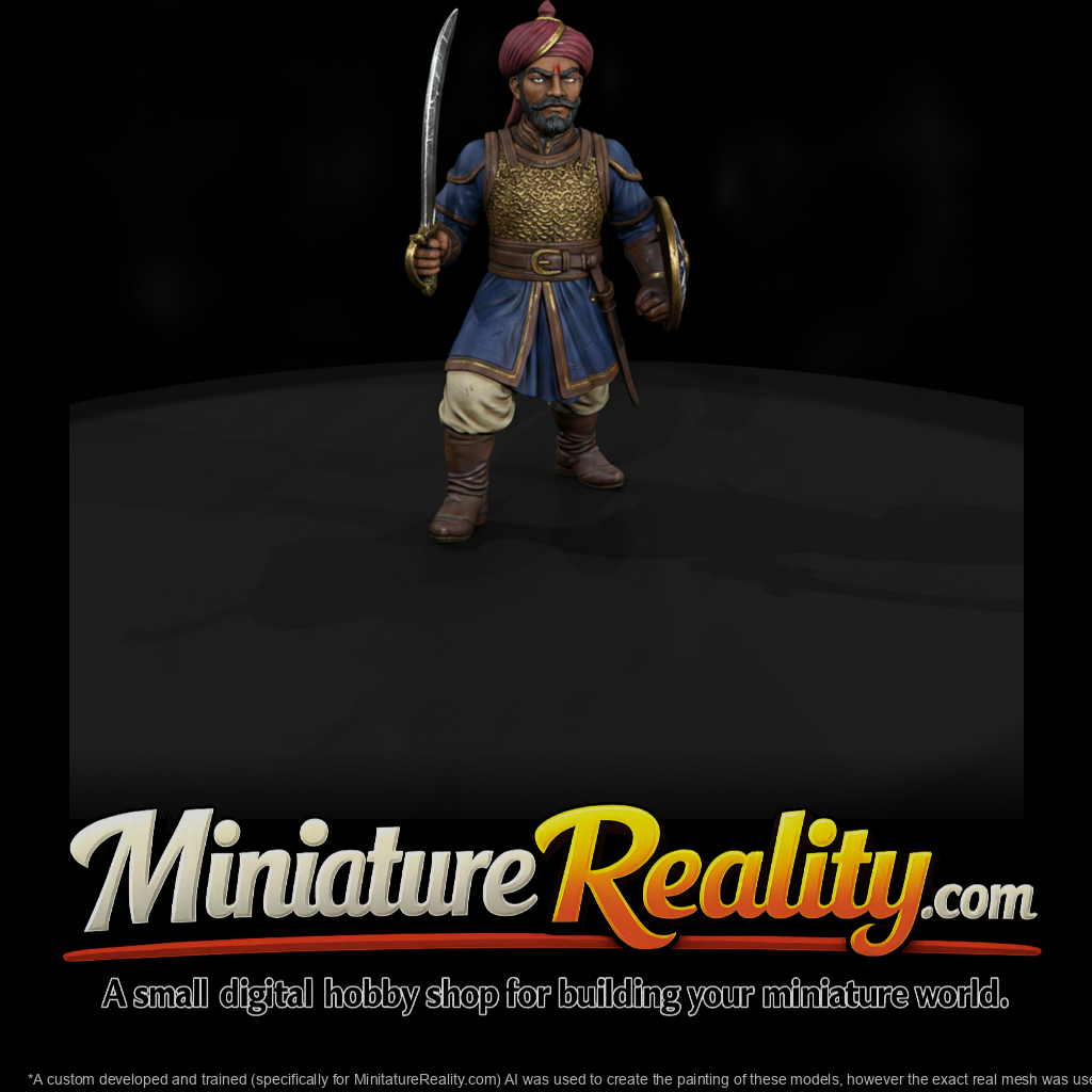 hist-0233-rajput-warrior-miniature-figure