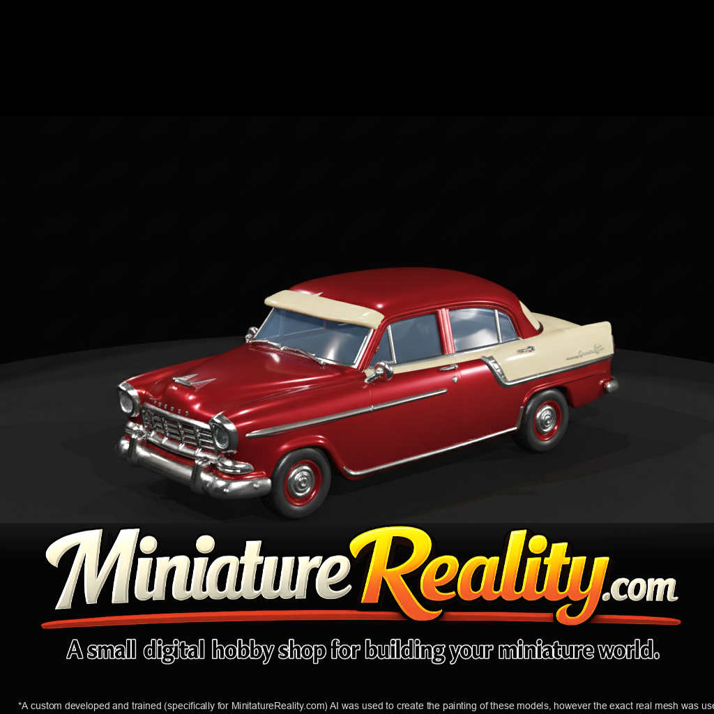 1958 Holden Special - Ready miniature, three-quarter view