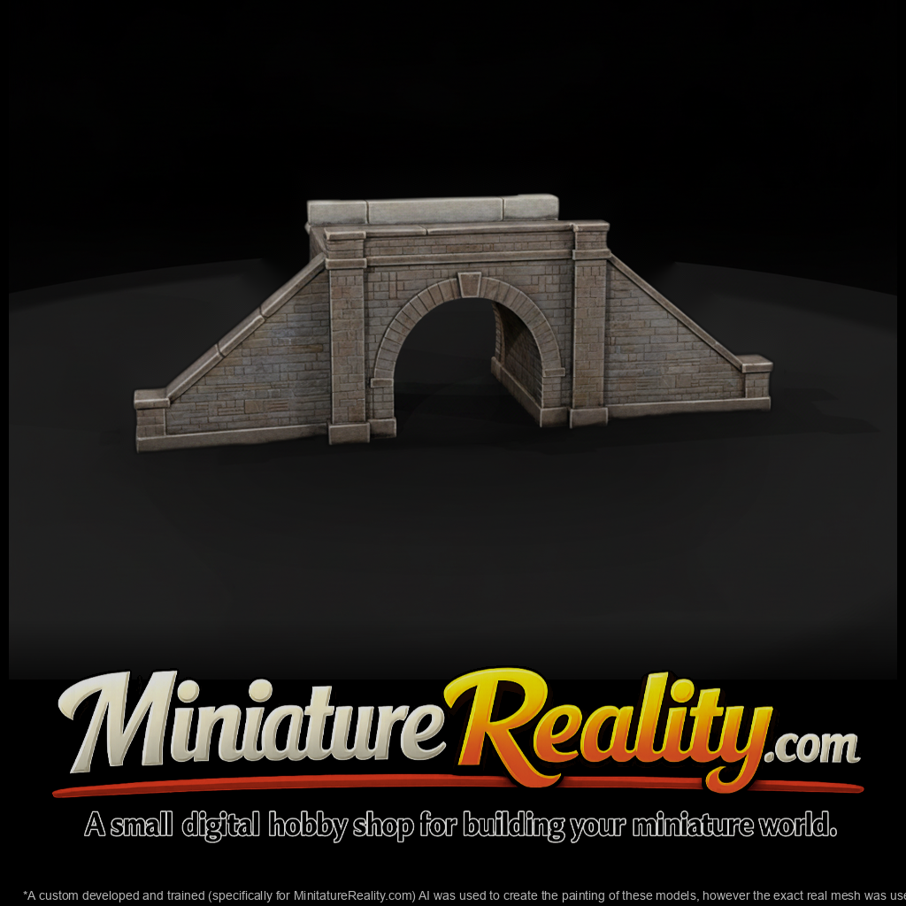 Masonry Arch Culvert with Wing Walls