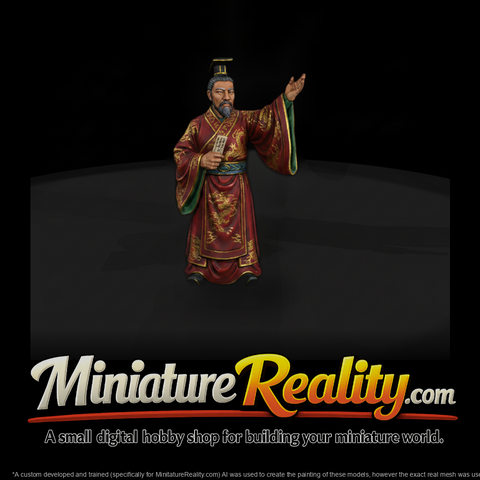 Hist 0053 Historical Han Wudi Miniature Figure
