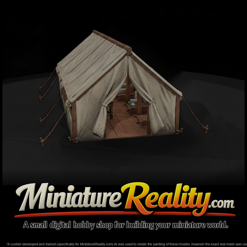 Mil 005 Civil War Hospital Wall Tent