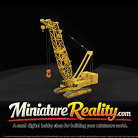 Liebherr LR 1750 Crawler Crane miniature, three-quarter view — thumbnail 3