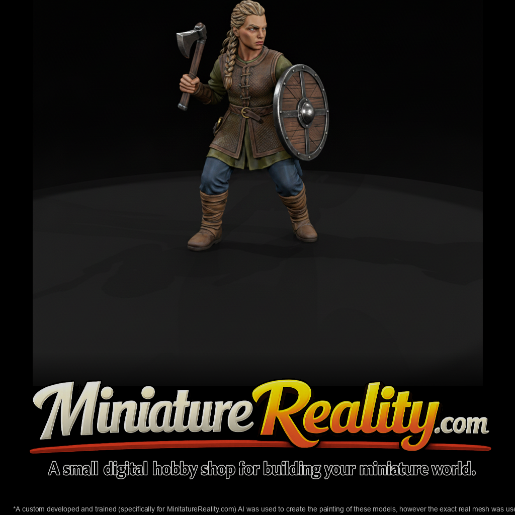 hist-0210-viking-shieldmaiden-miniature-figure