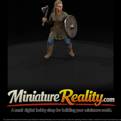 hist-0210-viking-shieldmaiden-miniature-figure