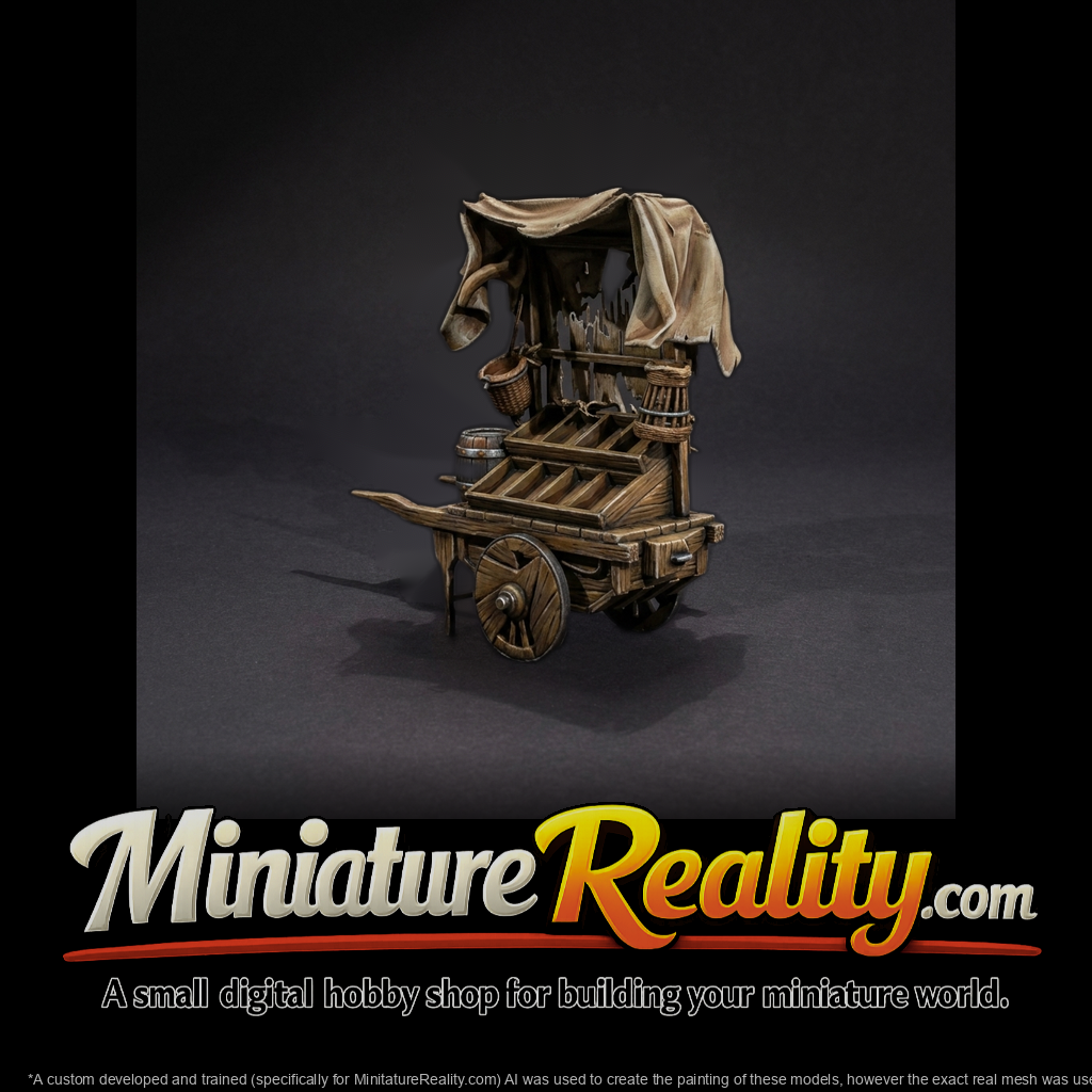 Medieval Street Vendor Cart