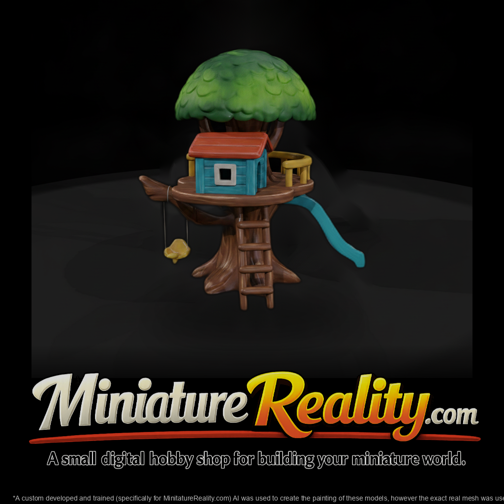Mr Toyprops 100 001 079 Toy Treehouse Playset