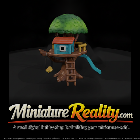 Mr Toyprops 100 001 079 Toy Treehouse Playset
