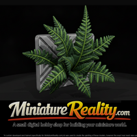 Wall-Mounted Fern in Square Planter — thumbnail 1
