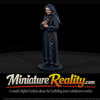 Nun Holding a Crucifix — thumbnail 1