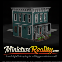 Historic Two Story Store miniature, three-quarter view — thumbnail 1