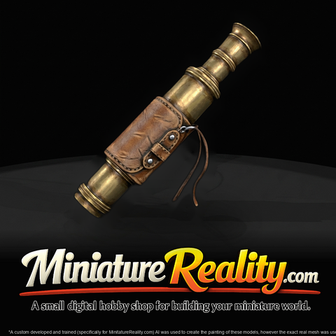 Traditional Pirates Brass Spyglass With