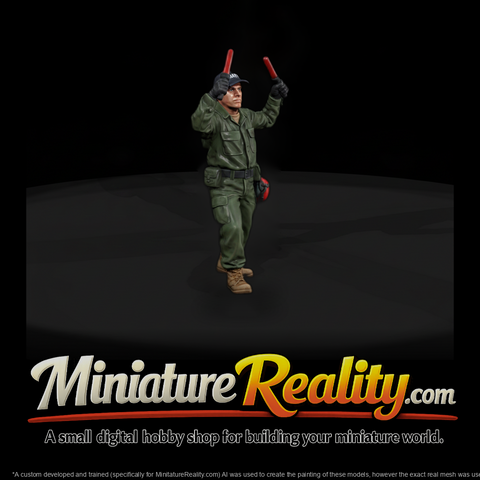 Mod Navy 091 Modern U S Navy Aircraft Handler Figu