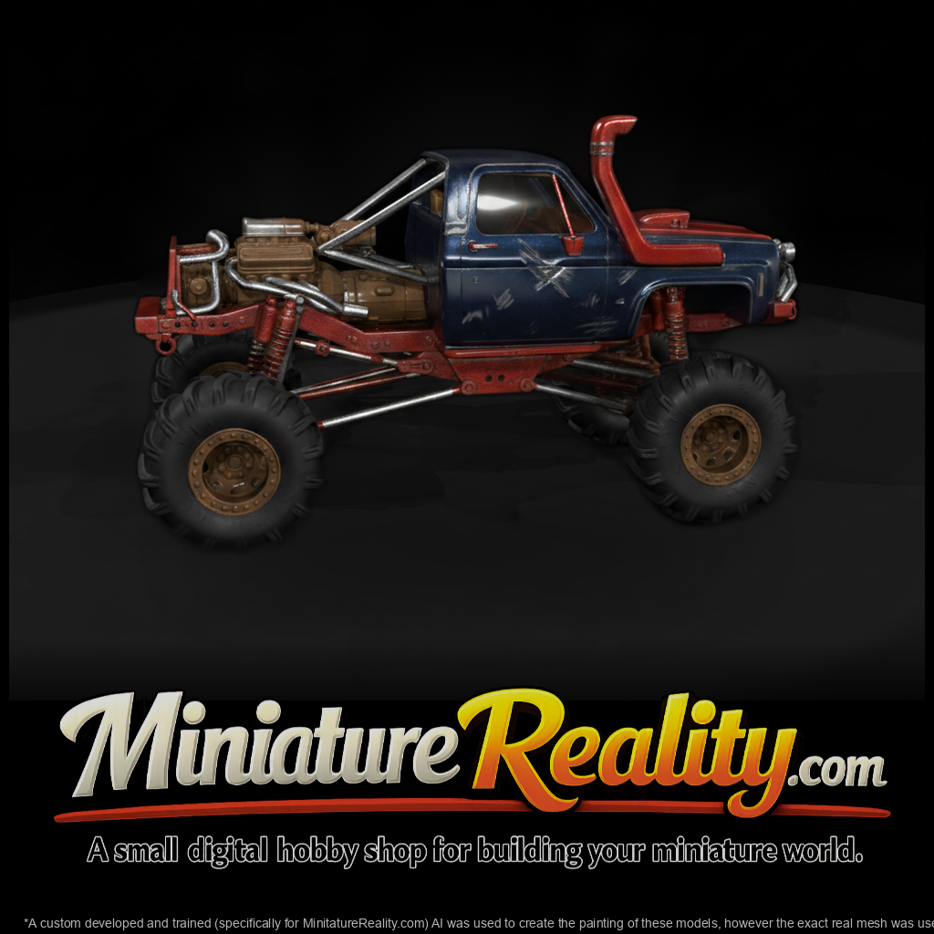 Car 017 Monster Truck Mud Mammoth