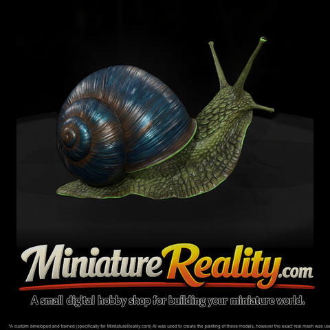 Garden Snail on a Leaf