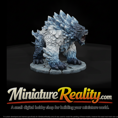 Creature Test 007 Glacier Bear Beast Scenegui A01