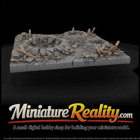 Hitem2 Cratered Field Tile