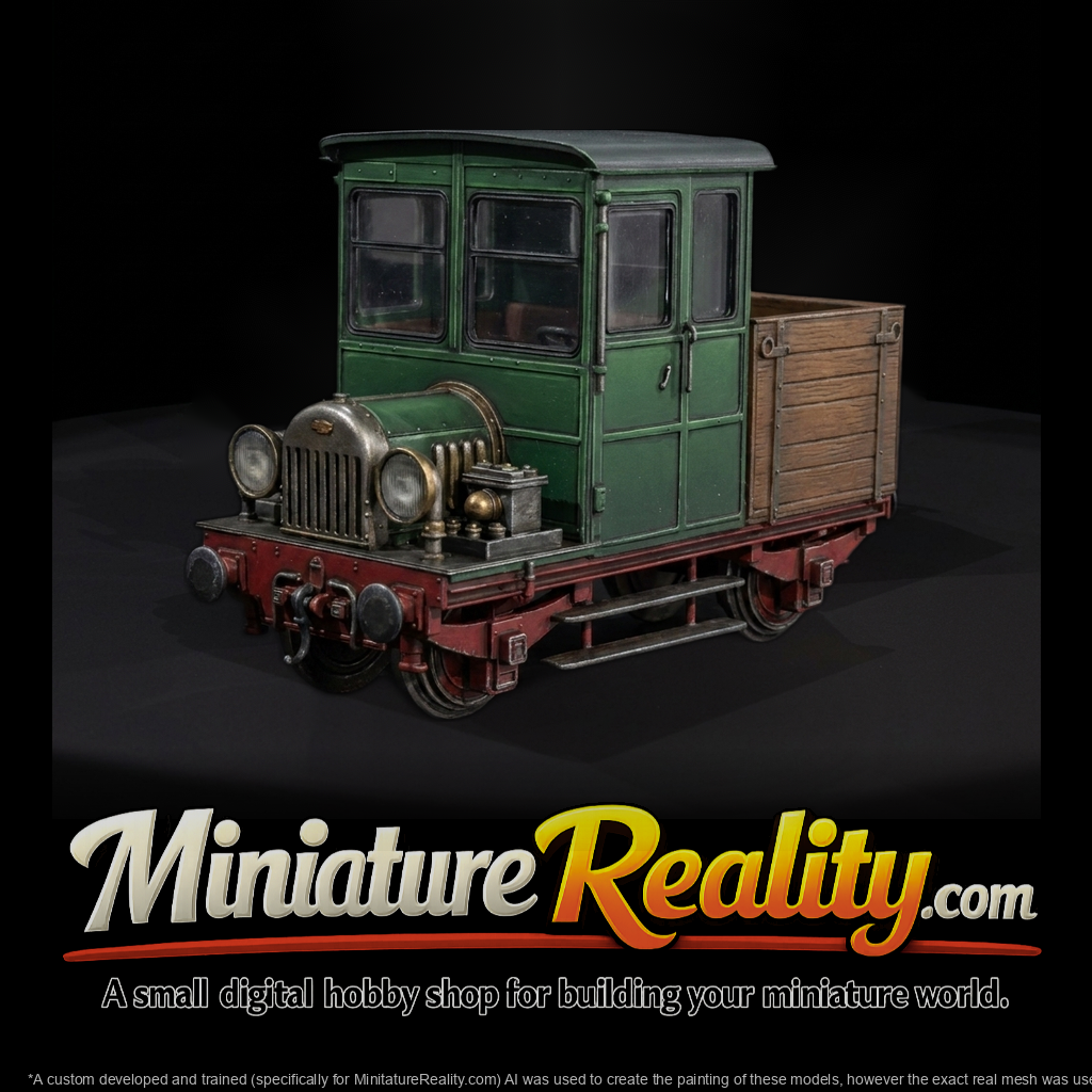 Vintage Rail Truck Locomotive