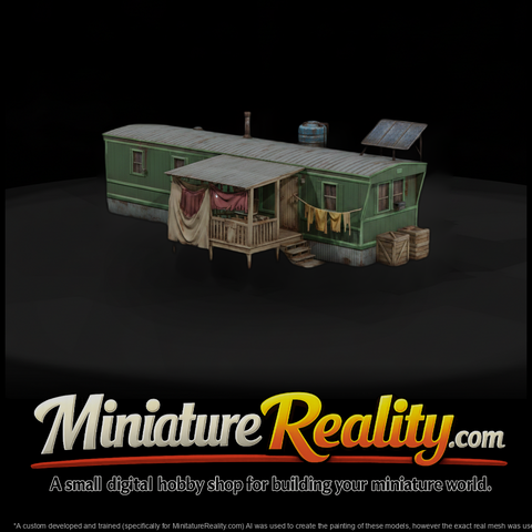20260612 Green Mobile Home In Woods C244712444