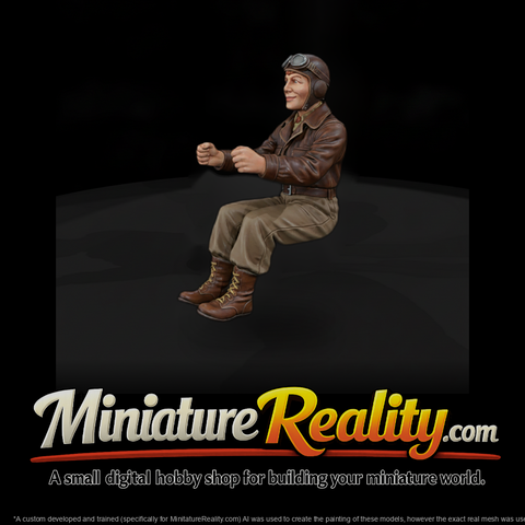 Hist 0184 Historical Amelia Earhart Miniature Figu