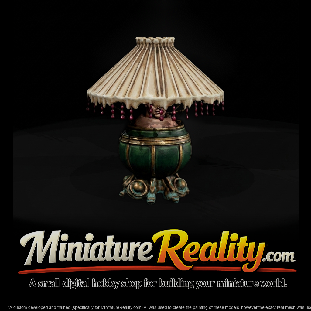 Stylized Fantasy Table Lamp — & Dollhouses