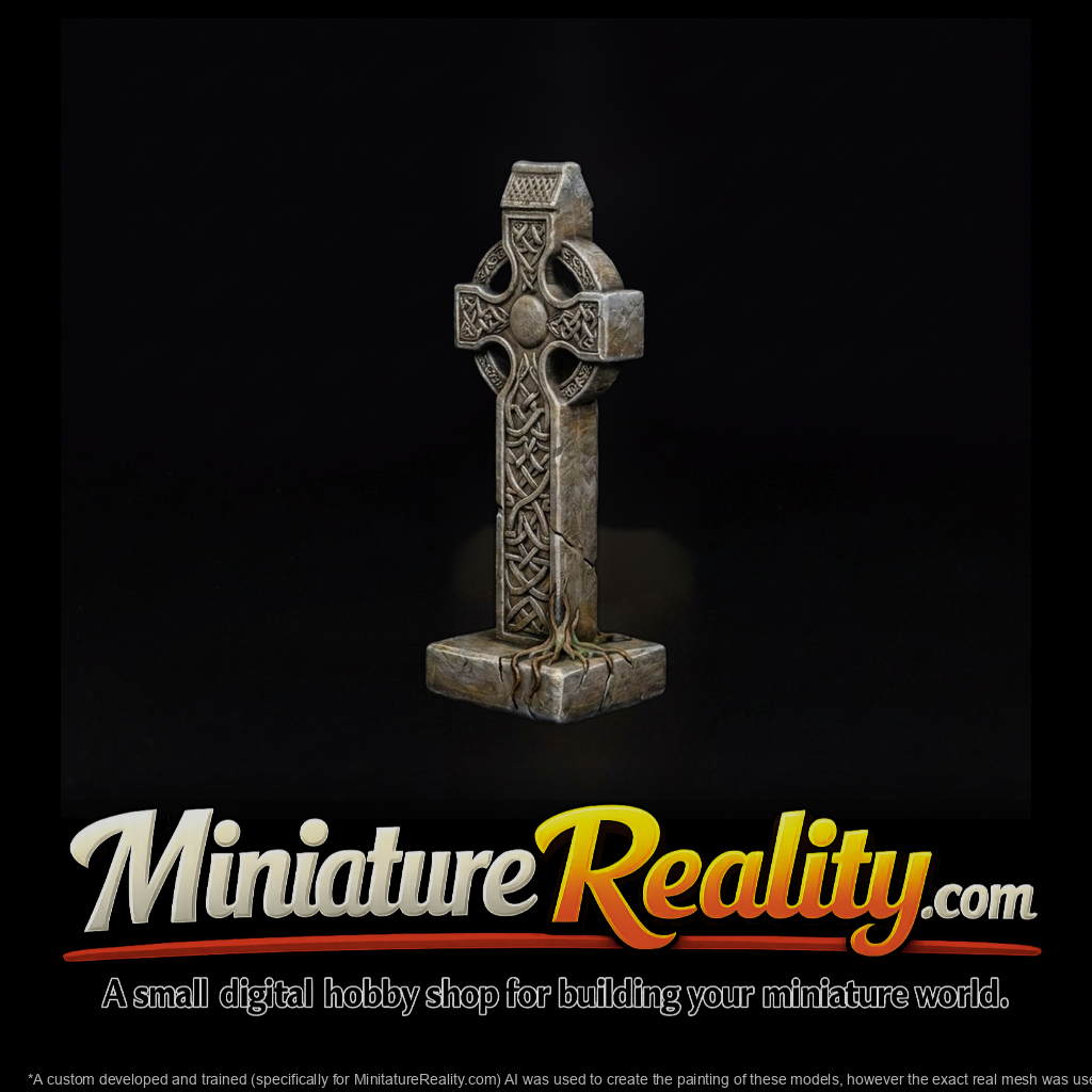 celtic-high-cross-with-knotwork-grave-marker-793588